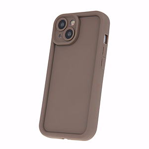 Frame TPU suojakuori Samsung Galaxy A14 4G / A14 5G ruskea