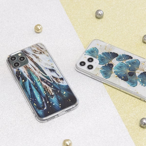 Gold Glam suojakuori Samsung Galaxy A15 4G / A15 5G höyhenet