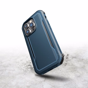Raptic X-Doria Fort Case iPhone 14 Pro MagSafe panssaroitu sininen suojus