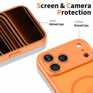 Tech-Protect BasicMag MagSafe Suojakuori iPhone 17 Pro Max:lle - Oranssi