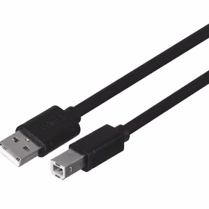 UNITEK Y-C420GBK USB-kaapeli USB 2.0 3 m USB A USB B musta