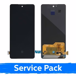 LCD-näyttö yhteensopiva Samsung G780 S20 FE (G781 S20 FE 5G) musta (Service Pack)(NF versio)
