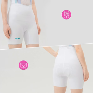 Rockbros YDDK017-1 TVI Women's Cycling Shorts with Bib and Pad Size M - White
