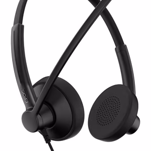 EPOS IMPACT 100 MS Stereo USB-C+A – langallinen stereotoimistokuulokemikrofoni, USB-C ja USB-A, musta (1001421)