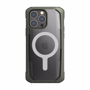 Raptic X-Doria Secure Case iPhone 14 Pro Max MagSafe panssaroitu suojus vihreä