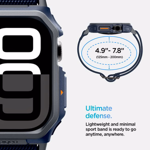 Spigen Lite Fit "Pro" Strap for Apple Watch 10 46mm - Navy Blue