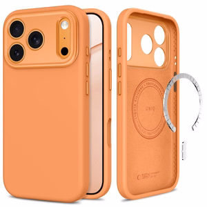 Tech-Protect Uniq MagSafe CC suojakuori malleille iPhone 18 Pro Max / 17 Pro Max, oranssi