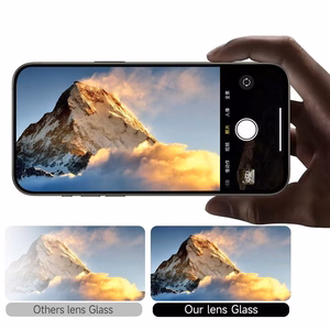 Tempered glass Tel Protect Titanium Lens 99% AR on camera for Iphone 13 Pro/13 Pro Max black (lens 3 pcs)