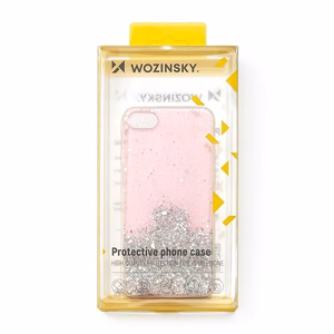 Wozinsky Star Glitter Shining Cover for Samsung Galaxy A72 4G läpinäkyvästä