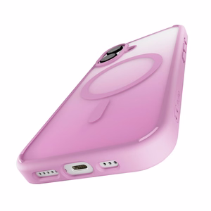 Puro Gradient MagSafe Silikoninen Suojakuori iPhone 16:lle - vaaleanpunainen
