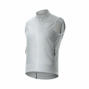Rockbros YDMJ003 Spring/Autumn Windproof Vest Size XL - White/Gray