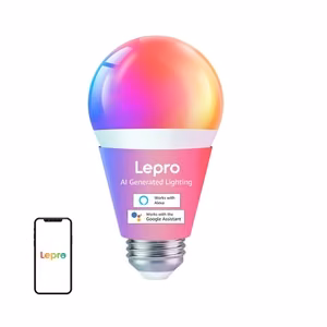 LEPRO B1 E27 LED-lamppu Bluetoothilla ja Wi-Fillä, 806 lm