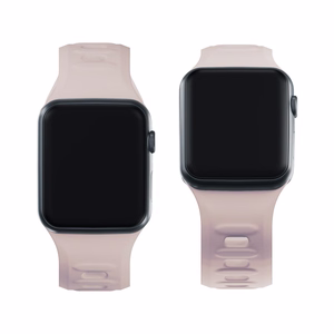 3mk-silikoniranneke Apple Watchille, 38/40/41/42 mm, Latte, pieni koko