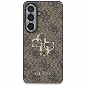 Guess 4G Big Metal Logo -suojakuori Samsung Galaxy S26:lle ruskea