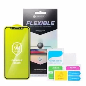Näytönsuojalasi Bestsuit Flexible Hybrid Glass 5D Samsung A426 A42 5G:lle, kuoriystävällinen, musta