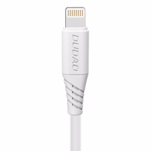 USB-kaapeli Dudao lightning 2m (5A) valkoinen