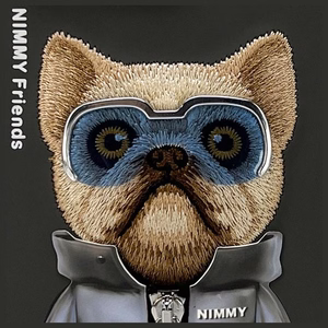 NIMMY Suojakuori COOL&CUTE 2.0 Dog iPhone 15 Pro Max:lle - musta