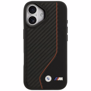 BMW M Carbon Line & Logo MagSafe Suojakuori iPhone 17:lle - punainen