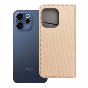 Smart Case Book -suojakuori OPPO Reno 15 kultainen