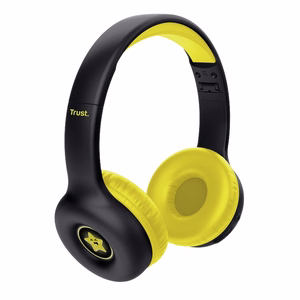Trust Nouna langattomat Bluetooth-lastenkuulokkeet 85 dB äänenvoimakkuuden rajoituksella, mustat