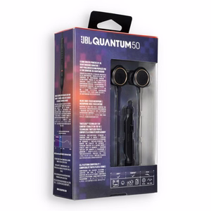 Langalliset kuulokkeet Jack 3,5 mm Quantum 50 QUANTUM50BLK musta
