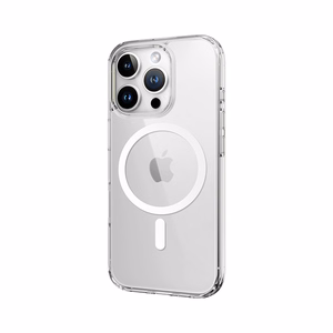 Rock Crystal Series Magnetic Case for Iphone 16 Plus transparent