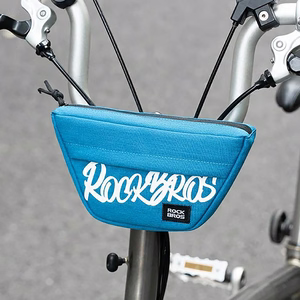 Rockbros G011 Flash Journey puolisuunnikkaan muotoinen ohjaustankolaukku, 0.7L – väri: sininen