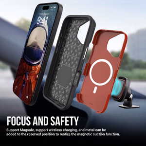 Perfectionists Triangle Mag Case iPhone 13/14 red