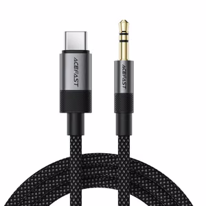 Acefast J11 USB-C to 3.5mm mini jack cable 1m - black