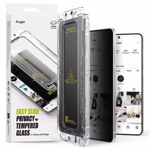 Ringke Easy Slide 2-pack Yksityisyyslasi Samsung Galaxy S25 Edge:lle