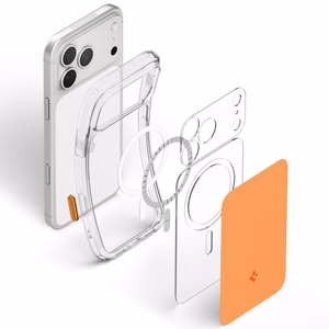 Spigen Ultra Hybrid MagSafe -suojakuori iPhone 18 Pro Max / 17 Pro Max -malleille, oranssi