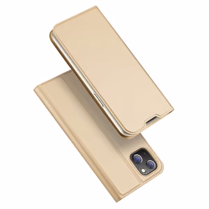 Dux Ducis Skin Pro Holster Flip Cover iPhone 14 Plus -puhelimelle kultainen