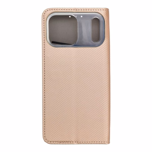 Puhelinkotelo SMART CASE Book IPHONE 17 Pro Max kulta