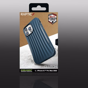 Raptic X-Doria Clutch Case iPhone 14 Pro Max takakuori sininen