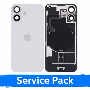 Takakansi, yhteensopiva Apple iPhone 16:n kanssa / Valkoinen / (Service Pack)