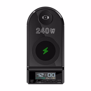 Blitzwolf BW-FW10 herätyskello laturilla 2xUSB-A, 4xUSB-C, 240W