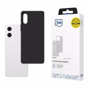 3mk Matt Case Sony Xperia 10 VI:lle - Musta