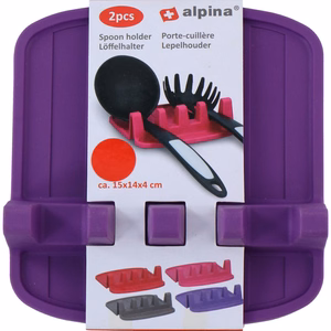Alpina keittiövälinetelineet, 2 kpl, violetit
