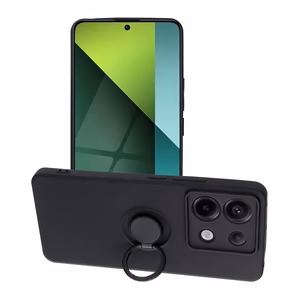 Silikoninen rengaspuhelinkuori XIAOMI Redmi Note 13 Pro 5G - musta