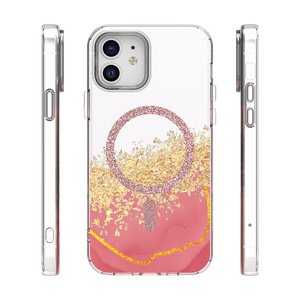Epoxy Mag case for iPhone 12 / 12 Pro 6,1" pink