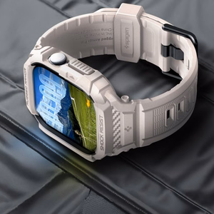 Spigen Rugged Armor Pro V2 Apple Watch 10/11 46mm Dune Beige
