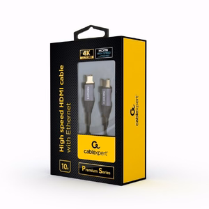 Gembird CCBP-HDMI-10M HDMI-kaapeli HDMI Type A (Standard) harmaa