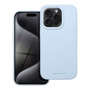 ROAR Suojakuori CLOUD SKIN iPhone 15 Pro:lle vaaleansininen