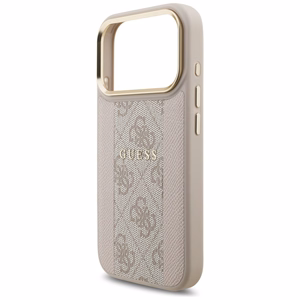 Guess 4G Stripe MagSafe suojakuori iPhone 17 Pro - pinkki