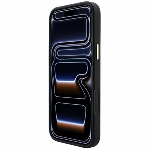 Guess Embossed 4G Classic MagSafe-suojakuori iPhone 17 Pro Max / 18 Pro Max -malleille, musta