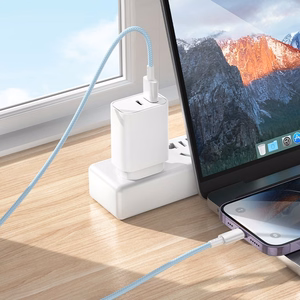 USB-kaapeli Borofone BX117 USB-A – Lightning 1,0 m valkoinen