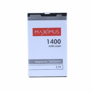 Akku MAXXIMUS NOK E66/E75 1150 LION 3120C/6600S/C5-03/E75/8800A