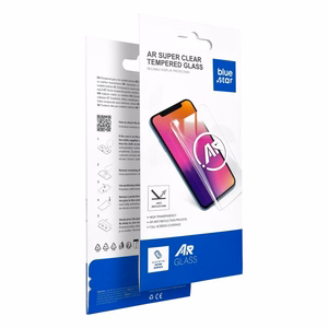 Tempered glass for iPhone 17 PRO MAX Blue Star 5D AR black