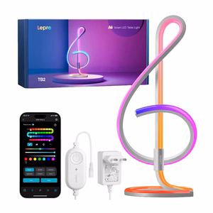 LEPRO TB2 RGB pöytävalaisin