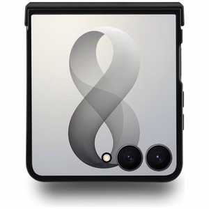 Musta Guess 4G Classic MagSafe -suojakuori Samsung Galaxy Z Flip8 -puhelimelle